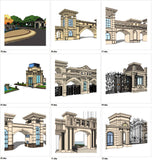 【Sketchup 3D Models】25 Types of Entrance & Door Design 3D Models - CAD Design | Download CAD Drawings | AutoCAD Blocks | AutoCAD Symbols | CAD Drawings | Architecture Details│Landscape Details | See more about AutoCAD, Cad Drawing and Architecture Details