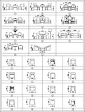 Sofa Cad Blocks Set - CAD Design | Download CAD Drawings | AutoCAD Blocks | AutoCAD Symbols | CAD Drawings | Architecture Details│Landscape Details | See more about AutoCAD, Cad Drawing and Architecture Details