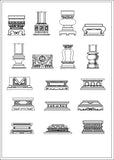 Chinese Decoration Elements - CAD Design | Download CAD Drawings | AutoCAD Blocks | AutoCAD Symbols | CAD Drawings | Architecture Details│Landscape Details | See more about AutoCAD, Cad Drawing and Architecture Details