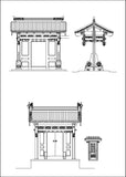 Chinese Architecture Drawings - CAD Design | Download CAD Drawings | AutoCAD Blocks | AutoCAD Symbols | CAD Drawings | Architecture Details│Landscape Details | See more about AutoCAD, Cad Drawing and Architecture Details