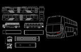 Bus Blocks - CAD Design | Download CAD Drawings | AutoCAD Blocks | AutoCAD Symbols | CAD Drawings | Architecture Details│Landscape Details | See more about AutoCAD, Cad Drawing and Architecture Details