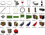 Sketchup Interior Objects 3D models download - CAD Design | Download CAD Drawings | AutoCAD Blocks | AutoCAD Symbols | CAD Drawings | Architecture Details│Landscape Details | See more about AutoCAD, Cad Drawing and Architecture Details