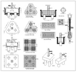Foundation Details V2 - CAD Design | Download CAD Drawings | AutoCAD Blocks | AutoCAD Symbols | CAD Drawings | Architecture Details│Landscape Details | See more about AutoCAD, Cad Drawing and Architecture Details