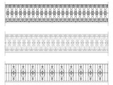 Free  Wrought  Iron 3 - CAD Design | Download CAD Drawings | AutoCAD Blocks | AutoCAD Symbols | CAD Drawings | Architecture Details│Landscape Details | See more about AutoCAD, Cad Drawing and Architecture Details