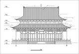 Chinese Architecture CAD Drawings(Grand Hall of Chinese Temple) - CAD Design | Download CAD Drawings | AutoCAD Blocks | AutoCAD Symbols | CAD Drawings | Architecture Details│Landscape Details | See more about AutoCAD, Cad Drawing and Architecture Details