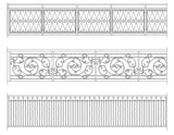 Free  Wrought  Iron 2 - CAD Design | Download CAD Drawings | AutoCAD Blocks | AutoCAD Symbols | CAD Drawings | Architecture Details│Landscape Details | See more about AutoCAD, Cad Drawing and Architecture Details