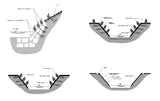 Slope Details - CAD Design | Download CAD Drawings | AutoCAD Blocks | AutoCAD Symbols | CAD Drawings | Architecture Details│Landscape Details | See more about AutoCAD, Cad Drawing and Architecture Details