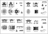 Chinese Architecture CAD Drawings-All Chinese Pavilion Collections - CAD Design | Download CAD Drawings | AutoCAD Blocks | AutoCAD Symbols | CAD Drawings | Architecture Details│Landscape Details | See more about AutoCAD, Cad Drawing and Architecture Details