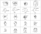 Accessibility Facilities Drawings V1 - CAD Design | Download CAD Drawings | AutoCAD Blocks | AutoCAD Symbols | CAD Drawings | Architecture Details│Landscape Details | See more about AutoCAD, Cad Drawing and Architecture Details