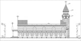 Cathedrals and Church  2 - CAD Design | Download CAD Drawings | AutoCAD Blocks | AutoCAD Symbols | CAD Drawings | Architecture Details│Landscape Details | See more about AutoCAD, Cad Drawing and Architecture Details