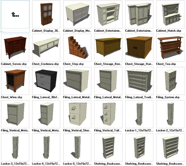Sketchup Storage 3D models download - CAD Design | Download CAD Drawings | AutoCAD Blocks | AutoCAD Symbols | CAD Drawings | Architecture Details│Landscape Details | See more about AutoCAD, Cad Drawing and Architecture Details