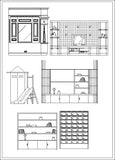 Furniture  Elevation design - CAD Design | Download CAD Drawings | AutoCAD Blocks | AutoCAD Symbols | CAD Drawings | Architecture Details│Landscape Details | See more about AutoCAD, Cad Drawing and Architecture Details