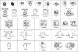 Disabled cad blocks 2 - CAD Design | Download CAD Drawings | AutoCAD Blocks | AutoCAD Symbols | CAD Drawings | Architecture Details│Landscape Details | See more about AutoCAD, Cad Drawing and Architecture Details