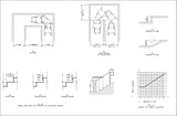 Accessibility Facilities Drawings V2 - CAD Design | Download CAD Drawings | AutoCAD Blocks | AutoCAD Symbols | CAD Drawings | Architecture Details│Landscape Details | See more about AutoCAD, Cad Drawing and Architecture Details