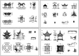 Chinese Architecture CAD Drawings-All Chinese Pavilion Collections - CAD Design | Download CAD Drawings | AutoCAD Blocks | AutoCAD Symbols | CAD Drawings | Architecture Details│Landscape Details | See more about AutoCAD, Cad Drawing and Architecture Details