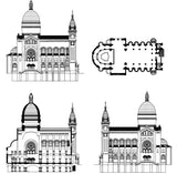 Ornamental Parts of Buildings 11 - CAD Design | Download CAD Drawings | AutoCAD Blocks | AutoCAD Symbols | CAD Drawings | Architecture Details│Landscape Details | See more about AutoCAD, Cad Drawing and Architecture Details