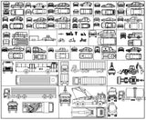 All Interior Design Blocks 4 - CAD Design | Download CAD Drawings | AutoCAD Blocks | AutoCAD Symbols | CAD Drawings | Architecture Details│Landscape Details | See more about AutoCAD, Cad Drawing and Architecture Details