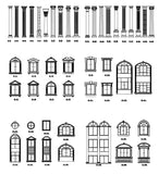 Ornamental Parts of Buildings 13 - CAD Design | Download CAD Drawings | AutoCAD Blocks | AutoCAD Symbols | CAD Drawings | Architecture Details│Landscape Details | See more about AutoCAD, Cad Drawing and Architecture Details