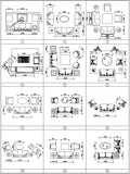 Sofa Cad Blocks Set - CAD Design | Download CAD Drawings | AutoCAD Blocks | AutoCAD Symbols | CAD Drawings | Architecture Details│Landscape Details | See more about AutoCAD, Cad Drawing and Architecture Details
