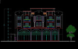 Building Elevation 4 - CAD Design | Download CAD Drawings | AutoCAD Blocks | AutoCAD Symbols | CAD Drawings | Architecture Details│Landscape Details | See more about AutoCAD, Cad Drawing and Architecture Details