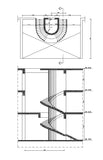 Free Spiral Stair Details - CAD Design | Download CAD Drawings | AutoCAD Blocks | AutoCAD Symbols | CAD Drawings | Architecture Details│Landscape Details | See more about AutoCAD, Cad Drawing and Architecture Details