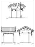Chinese Architecture Drawings - CAD Design | Download CAD Drawings | AutoCAD Blocks | AutoCAD Symbols | CAD Drawings | Architecture Details│Landscape Details | See more about AutoCAD, Cad Drawing and Architecture Details