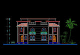 Building Elevation 6 - CAD Design | Download CAD Drawings | AutoCAD Blocks | AutoCAD Symbols | CAD Drawings | Architecture Details│Landscape Details | See more about AutoCAD, Cad Drawing and Architecture Details