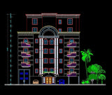 Building Elevation 11 - CAD Design | Download CAD Drawings | AutoCAD Blocks | AutoCAD Symbols | CAD Drawings | Architecture Details│Landscape Details | See more about AutoCAD, Cad Drawing and Architecture Details
