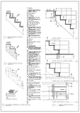 Ornamental Stair and Elevation - CAD Design | Download CAD Drawings | AutoCAD Blocks | AutoCAD Symbols | CAD Drawings | Architecture Details│Landscape Details | See more about AutoCAD, Cad Drawing and Architecture Details