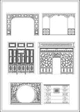 Indoor & Outdoor Decorative Screens - CAD Design | Download CAD Drawings | AutoCAD Blocks | AutoCAD Symbols | CAD Drawings | Architecture Details│Landscape Details | See more about AutoCAD, Cad Drawing and Architecture Details