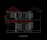 Building Elevation 7 - CAD Design | Download CAD Drawings | AutoCAD Blocks | AutoCAD Symbols | CAD Drawings | Architecture Details│Landscape Details | See more about AutoCAD, Cad Drawing and Architecture Details