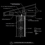 Header Details - CAD Design | Download CAD Drawings | AutoCAD Blocks | AutoCAD Symbols | CAD Drawings | Architecture Details│Landscape Details | See more about AutoCAD, Cad Drawing and Architecture Details