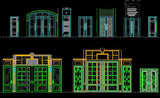 Entrance Design - CAD Design | Download CAD Drawings | AutoCAD Blocks | AutoCAD Symbols | CAD Drawings | Architecture Details│Landscape Details | See more about AutoCAD, Cad Drawing and Architecture Details