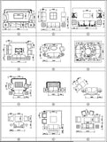 Sofa Cad Blocks Set - CAD Design | Download CAD Drawings | AutoCAD Blocks | AutoCAD Symbols | CAD Drawings | Architecture Details│Landscape Details | See more about AutoCAD, Cad Drawing and Architecture Details