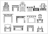 All Architectural decorative blocks V.12 - CAD Design | Download CAD Drawings | AutoCAD Blocks | AutoCAD Symbols | CAD Drawings | Architecture Details│Landscape Details | See more about AutoCAD, Cad Drawing and Architecture Details
