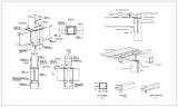 Steel Structure Details V1 - CAD Design | Download CAD Drawings | AutoCAD Blocks | AutoCAD Symbols | CAD Drawings | Architecture Details│Landscape Details | See more about AutoCAD, Cad Drawing and Architecture Details
