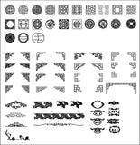 All Chinese Carved CAD Elements V.1(Best Recommanded!!) - CAD Design | Download CAD Drawings | AutoCAD Blocks | AutoCAD Symbols | CAD Drawings | Architecture Details│Landscape Details | See more about AutoCAD, Cad Drawing and Architecture Details