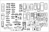 Free Automobile Blocks 1 - CAD Design | Download CAD Drawings | AutoCAD Blocks | AutoCAD Symbols | CAD Drawings | Architecture Details│Landscape Details | See more about AutoCAD, Cad Drawing and Architecture Details