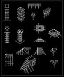 Sliderail System Details - CAD Design | Download CAD Drawings | AutoCAD Blocks | AutoCAD Symbols | CAD Drawings | Architecture Details│Landscape Details | See more about AutoCAD, Cad Drawing and Architecture Details