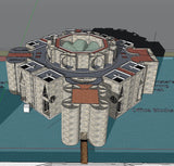 Sketchup 3D Architecture models- National Assembly Building of Bangladesh(Louis Kahn ) - CAD Design | Download CAD Drawings | AutoCAD Blocks | AutoCAD Symbols | CAD Drawings | Architecture Details│Landscape Details | See more about AutoCAD, Cad Drawing and Architecture Details