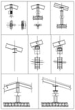 Steel Structure Details V5 - CAD Design | Download CAD Drawings | AutoCAD Blocks | AutoCAD Symbols | CAD Drawings | Architecture Details│Landscape Details | See more about AutoCAD, Cad Drawing and Architecture Details