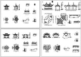 Chinese Architecture CAD Drawings-All Chinese Pavilion Collections - CAD Design | Download CAD Drawings | AutoCAD Blocks | AutoCAD Symbols | CAD Drawings | Architecture Details│Landscape Details | See more about AutoCAD, Cad Drawing and Architecture Details