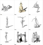 【Sketchup 3D Models】53 Types of Statue Design 3D Models - CAD Design | Download CAD Drawings | AutoCAD Blocks | AutoCAD Symbols | CAD Drawings | Architecture Details│Landscape Details | See more about AutoCAD, Cad Drawing and Architecture Details