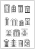 Ornamental Door & Window Bundle - CAD Design | Download CAD Drawings | AutoCAD Blocks | AutoCAD Symbols | CAD Drawings | Architecture Details│Landscape Details | See more about AutoCAD, Cad Drawing and Architecture Details
