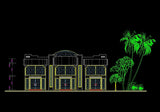 Building Elevation 6 - CAD Design | Download CAD Drawings | AutoCAD Blocks | AutoCAD Symbols | CAD Drawings | Architecture Details│Landscape Details | See more about AutoCAD, Cad Drawing and Architecture Details