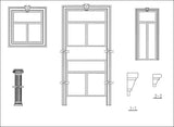 Ornamental Parts of Buildings 14 - CAD Design | Download CAD Drawings | AutoCAD Blocks | AutoCAD Symbols | CAD Drawings | Architecture Details│Landscape Details | See more about AutoCAD, Cad Drawing and Architecture Details