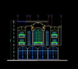 Building Elevation 1 - CAD Design | Download CAD Drawings | AutoCAD Blocks | AutoCAD Symbols | CAD Drawings | Architecture Details│Landscape Details | See more about AutoCAD, Cad Drawing and Architecture Details