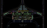 Airport Cad Drawings 2 - CAD Design | Download CAD Drawings | AutoCAD Blocks | AutoCAD Symbols | CAD Drawings | Architecture Details│Landscape Details | See more about AutoCAD, Cad Drawing and Architecture Details