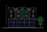 Building Elevation 2 - CAD Design | Download CAD Drawings | AutoCAD Blocks | AutoCAD Symbols | CAD Drawings | Architecture Details│Landscape Details | See more about AutoCAD, Cad Drawing and Architecture Details
