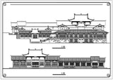 Chinese Architecture CAD Drawings-Chinese Architecture Elevation - CAD Design | Download CAD Drawings | AutoCAD Blocks | AutoCAD Symbols | CAD Drawings | Architecture Details│Landscape Details | See more about AutoCAD, Cad Drawing and Architecture Details